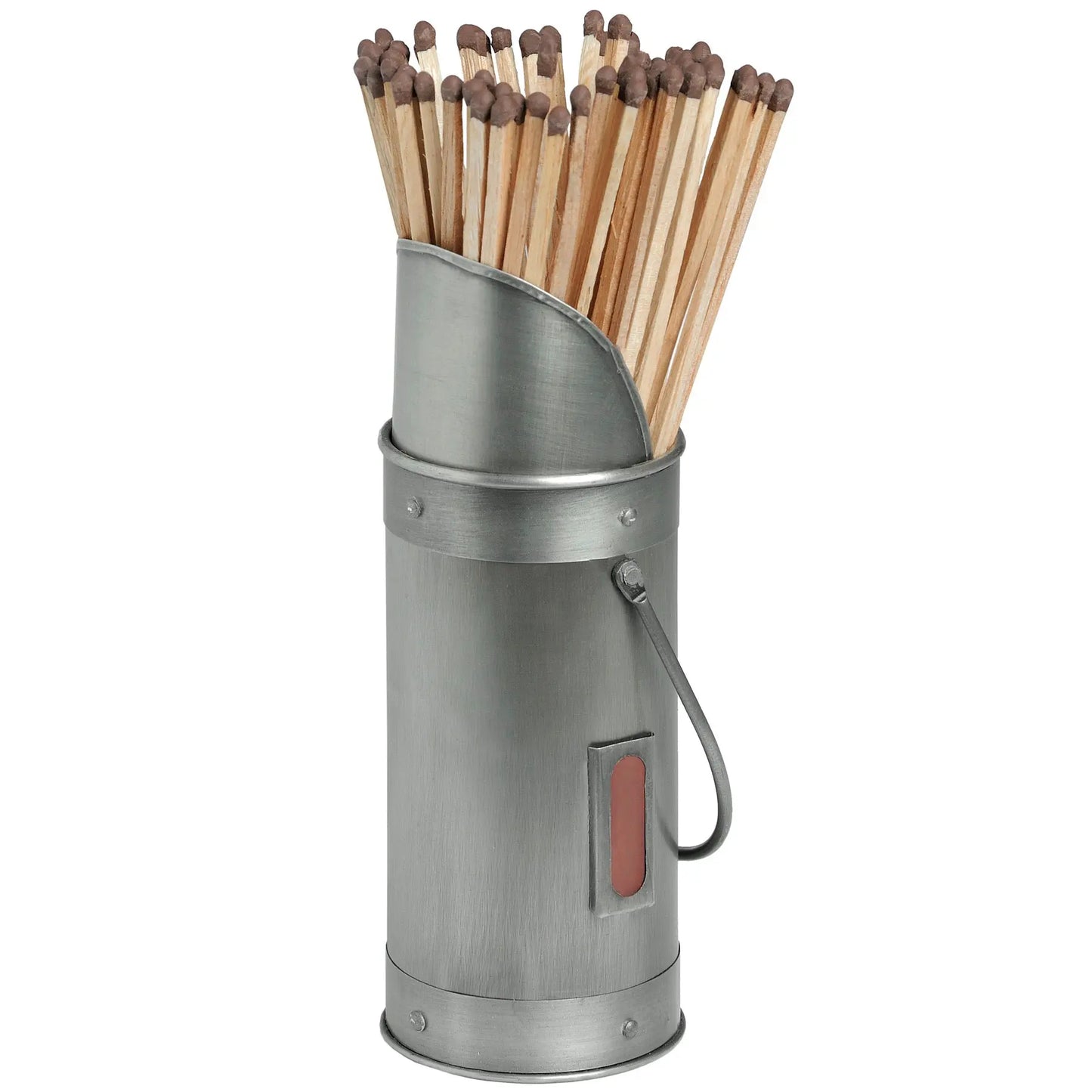 Antique Pewter Match Holder With 60 Matches Makur Interior