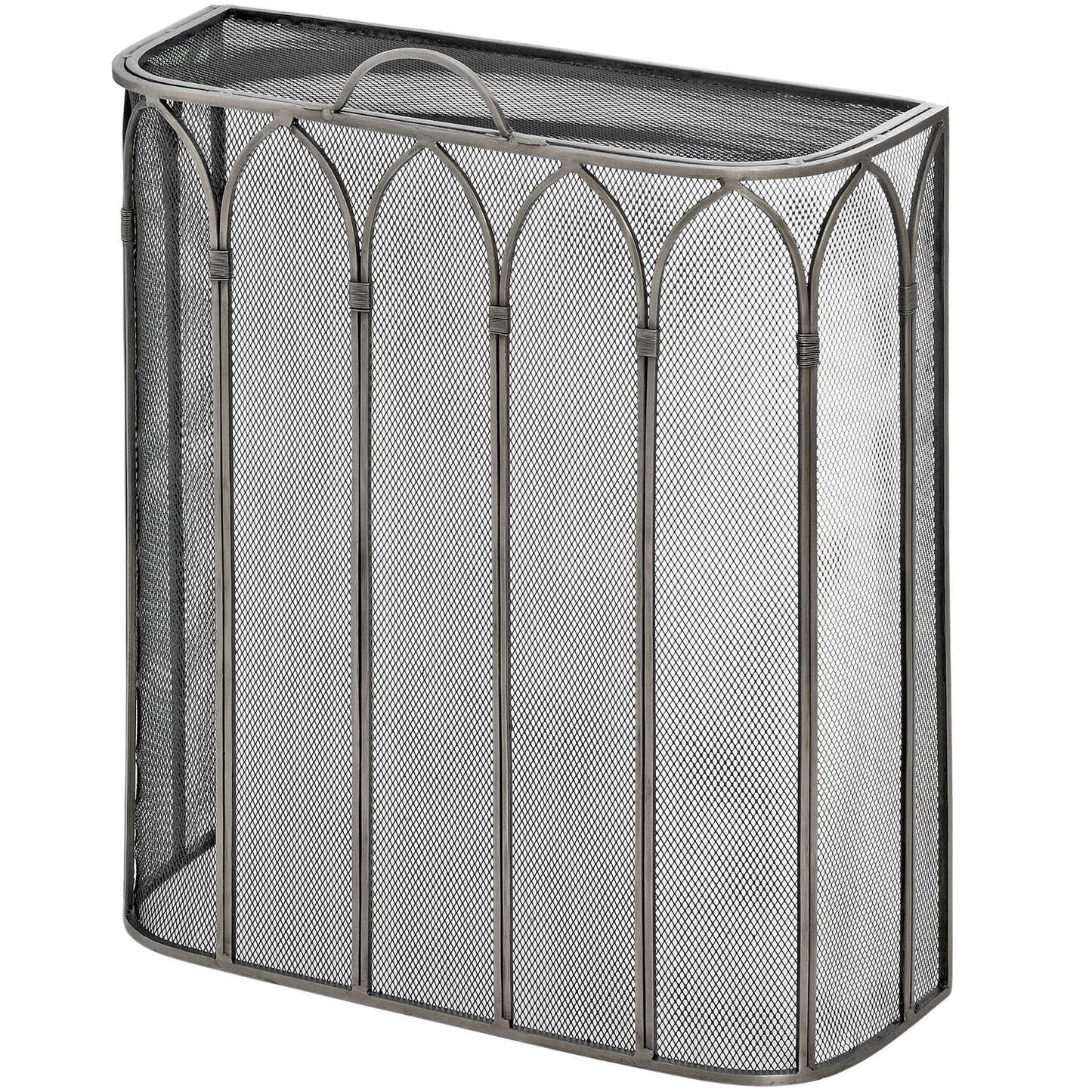 Gothic Antique Pewter Firescreen Makur Interior