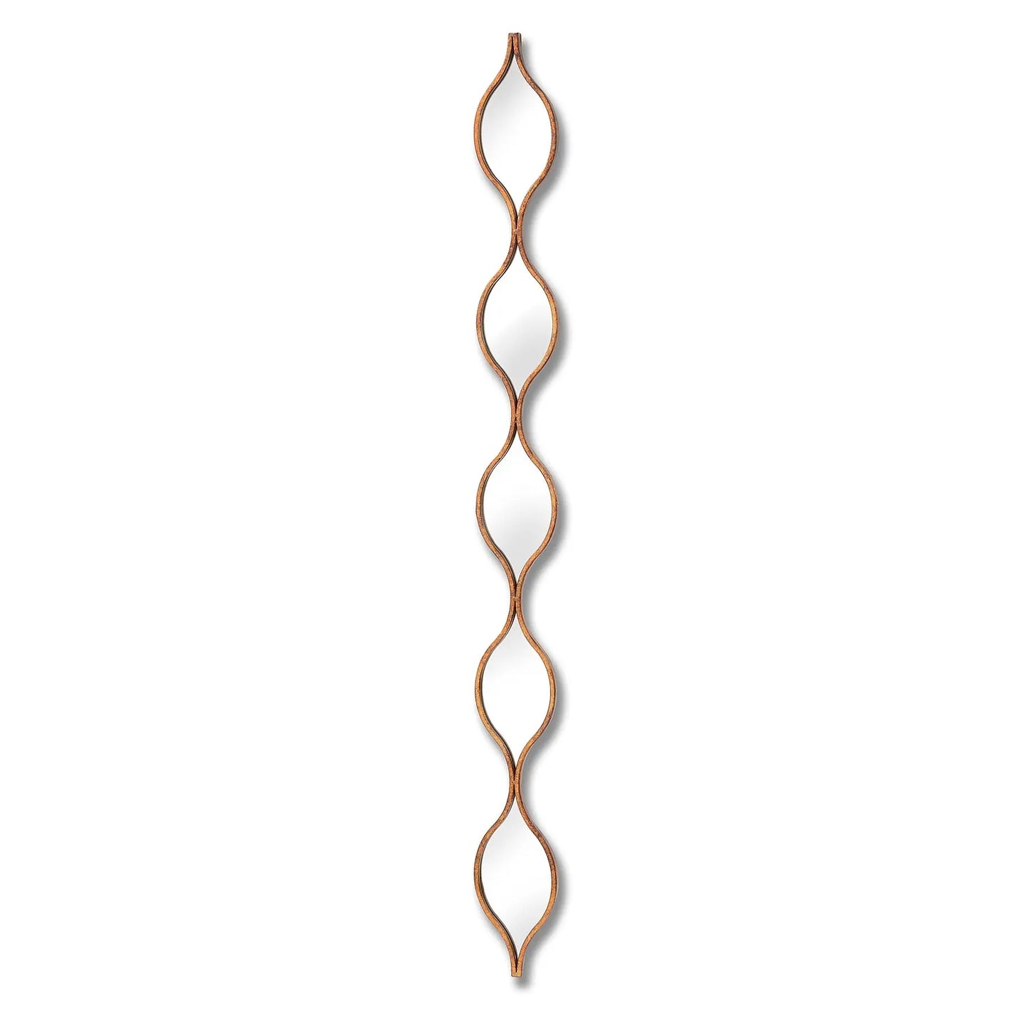 Decorative Hanging Gold Mirror Makur Interior