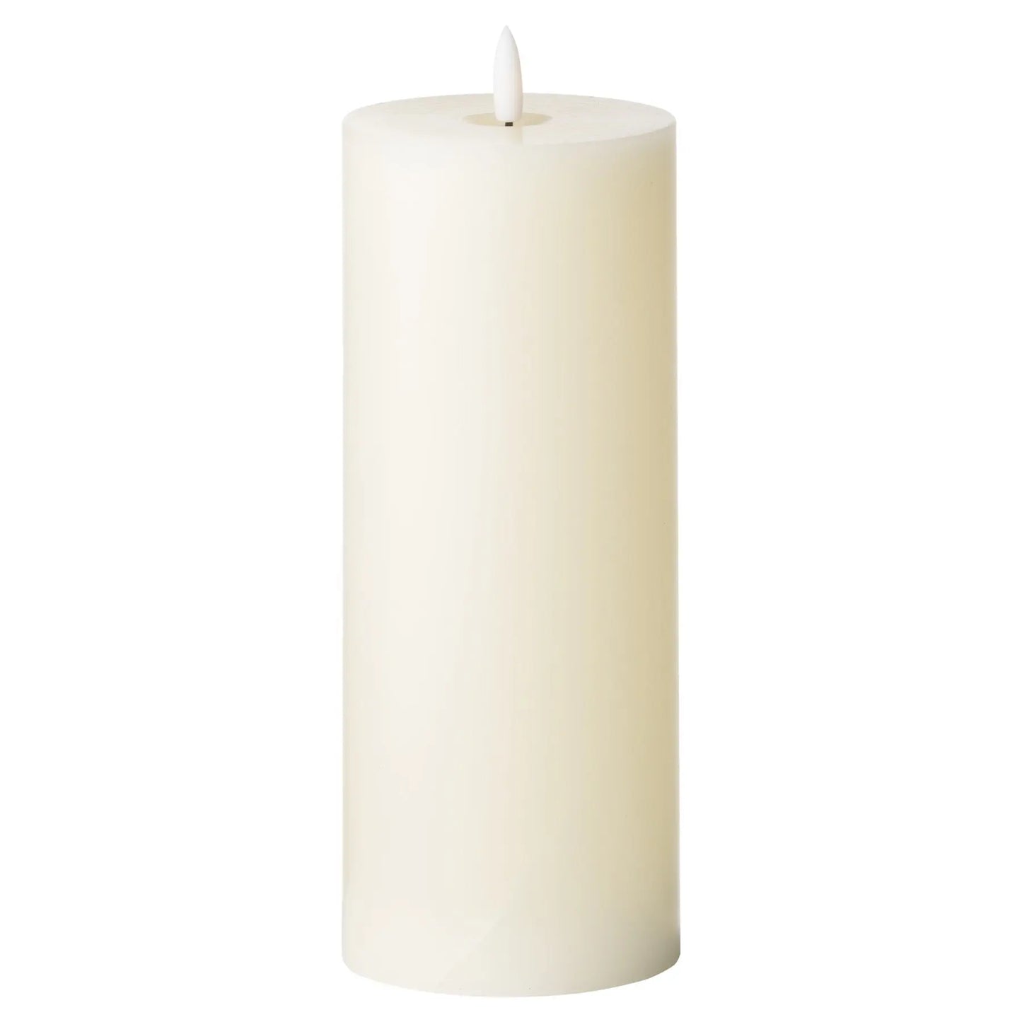 Luxe Collection Natural Glow 3.5 x 9 LED Cream Candle Makur Interior