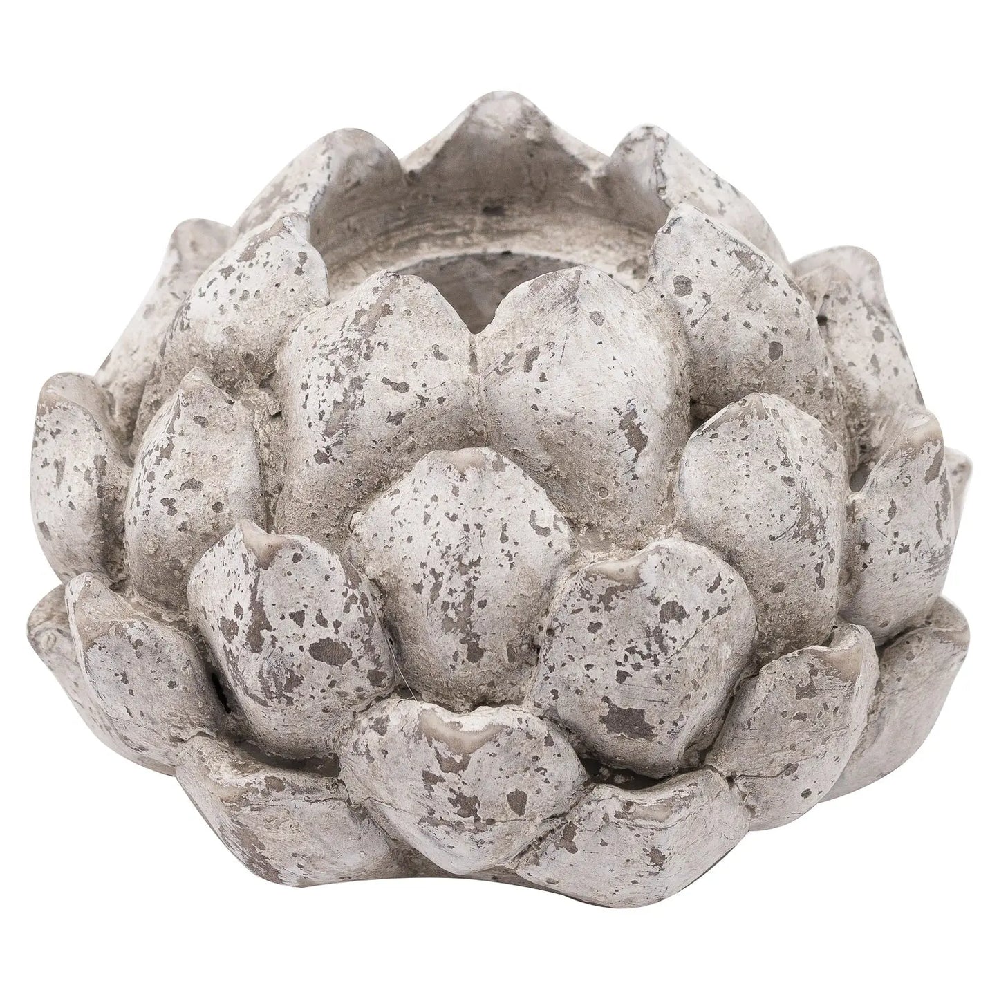 Large Stone Effect Acorn Tea Light Holder Makur Interior
