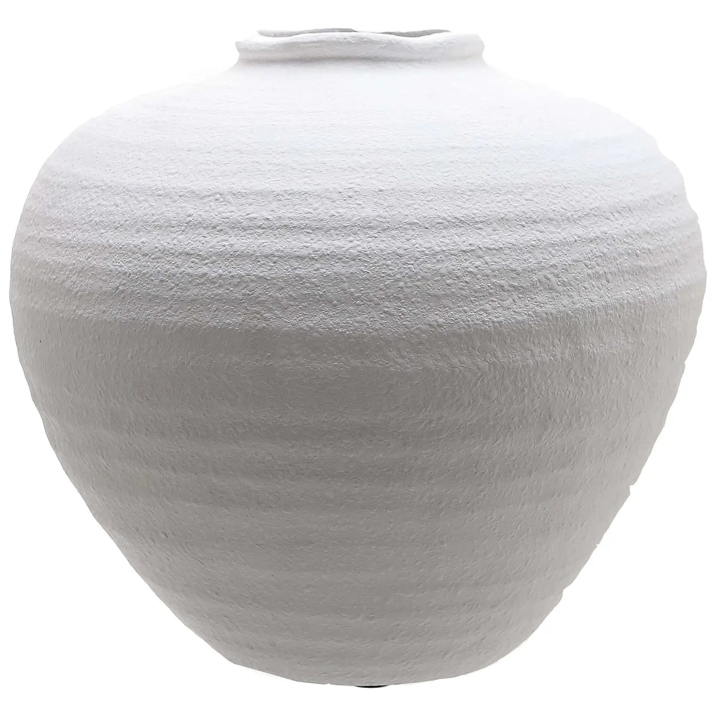 Regola Large Matt White Ceramic Vase Makur Interior