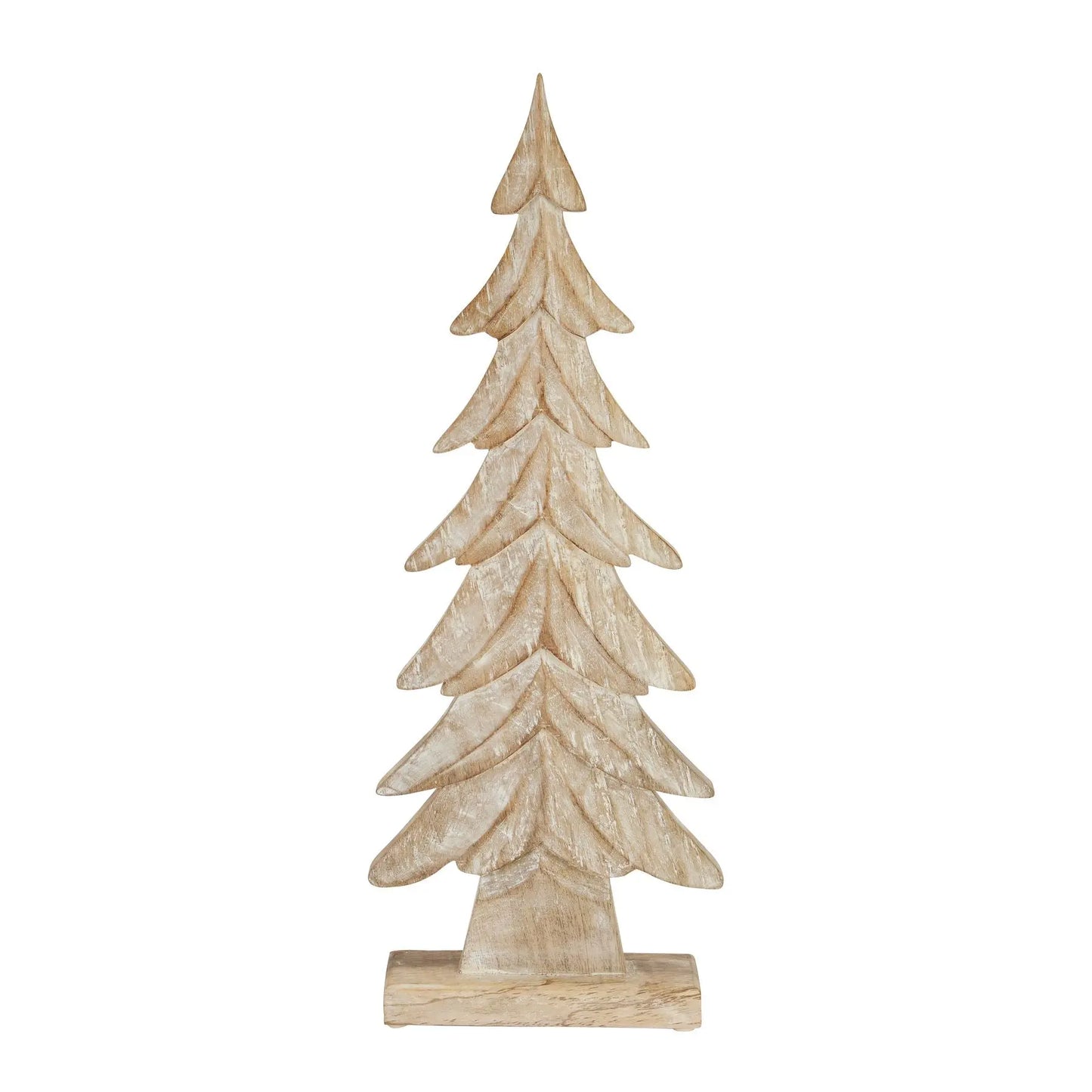 Carved Wood Christmas Tree Makur Interior