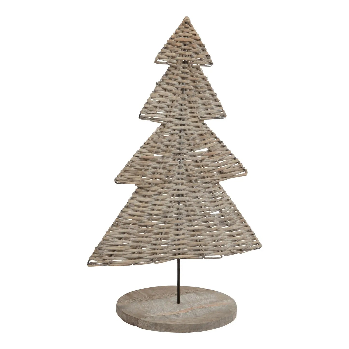The Noel Collection Large Wicker Tree Ornament Makur Interior