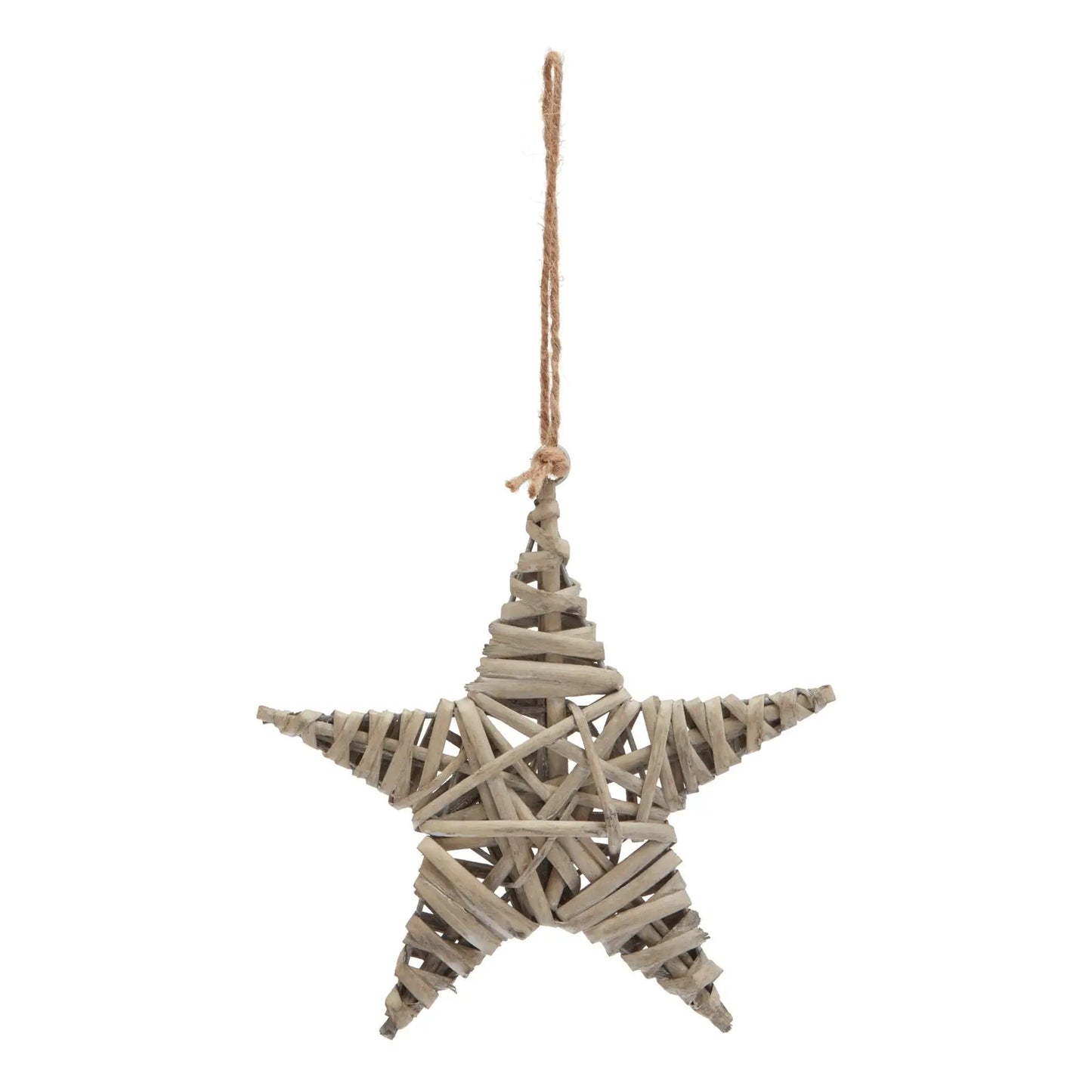 The Noel Collection Medium Wicker Star Decoration Makur Interior