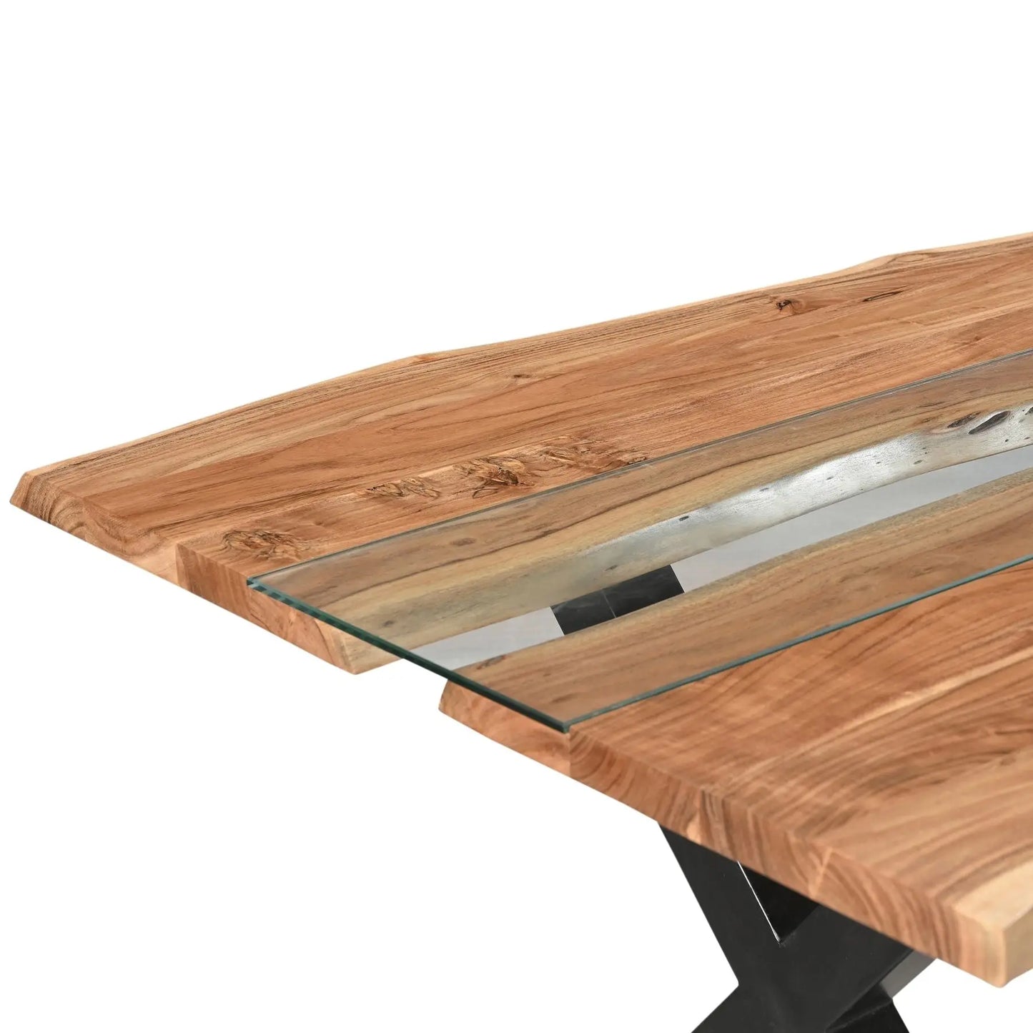 Live Edge Collection Large River Dining Table Makur Interior