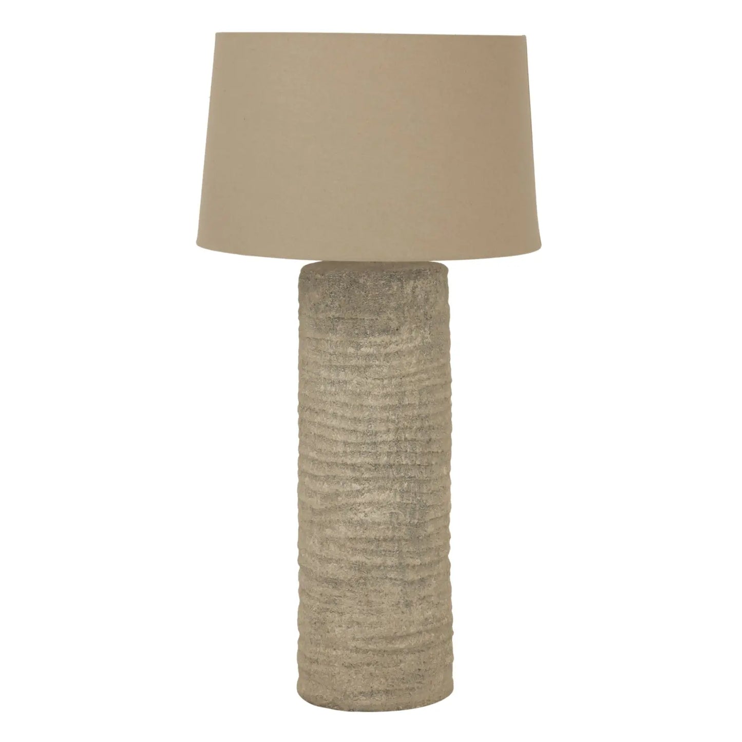 Tall Tuscan Grey Lamp Makur Interior