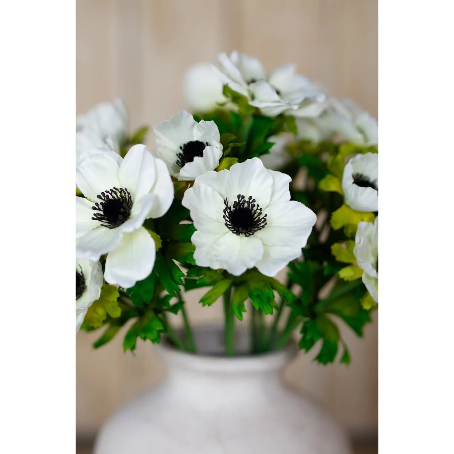 White Anemone Spray Makur Interior