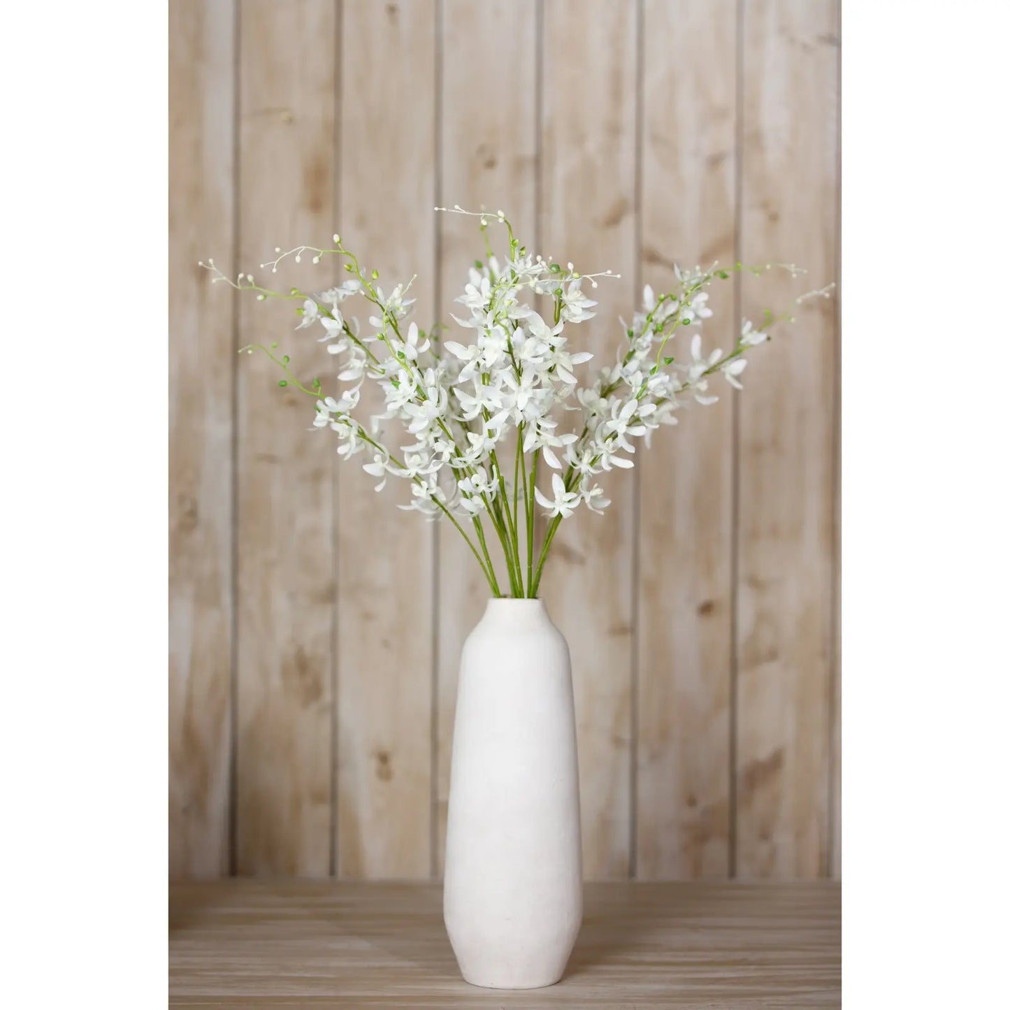 White Cymbidium Spray Makur Interior