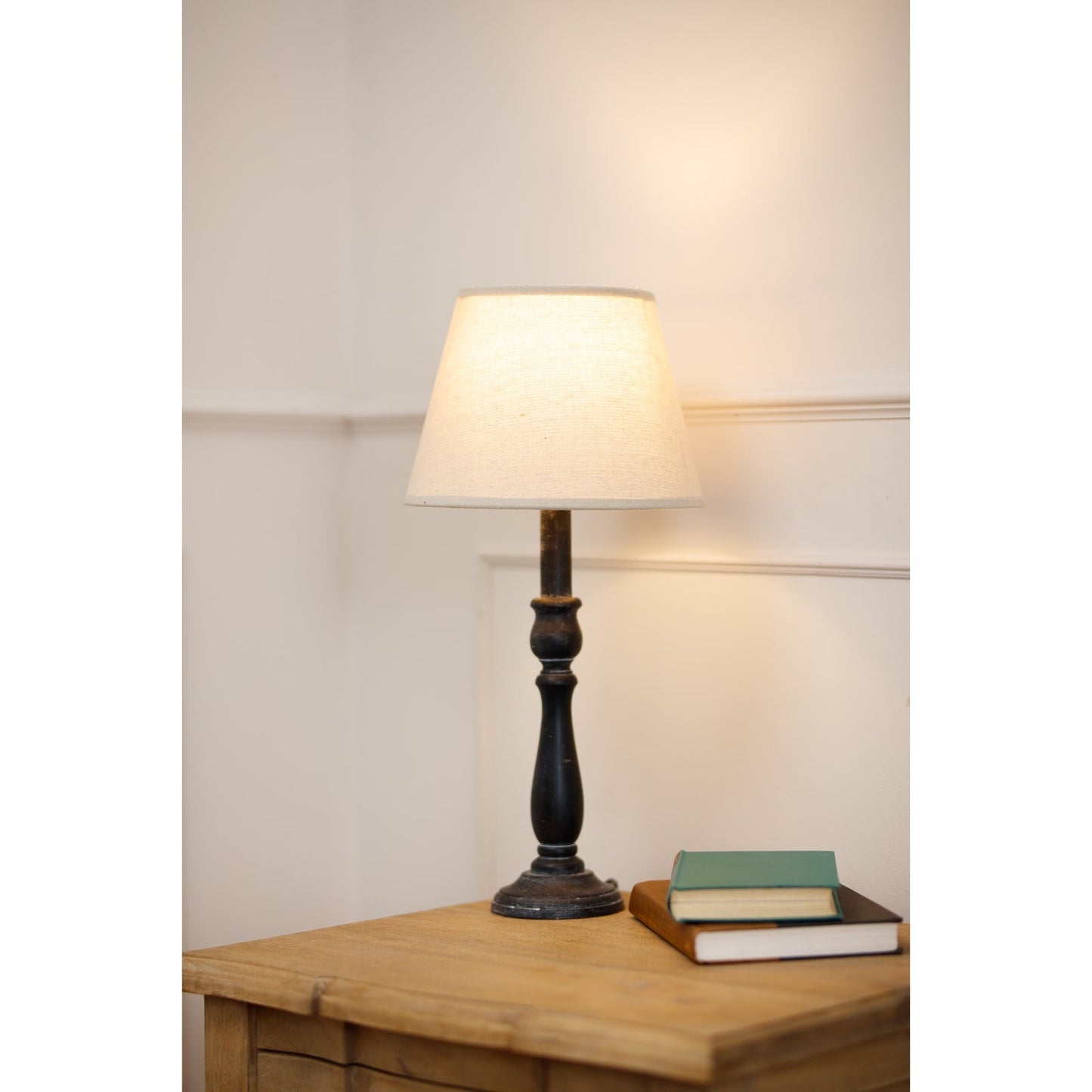 Ravenna Column Table Lamp With Linen Shade Makur Interior