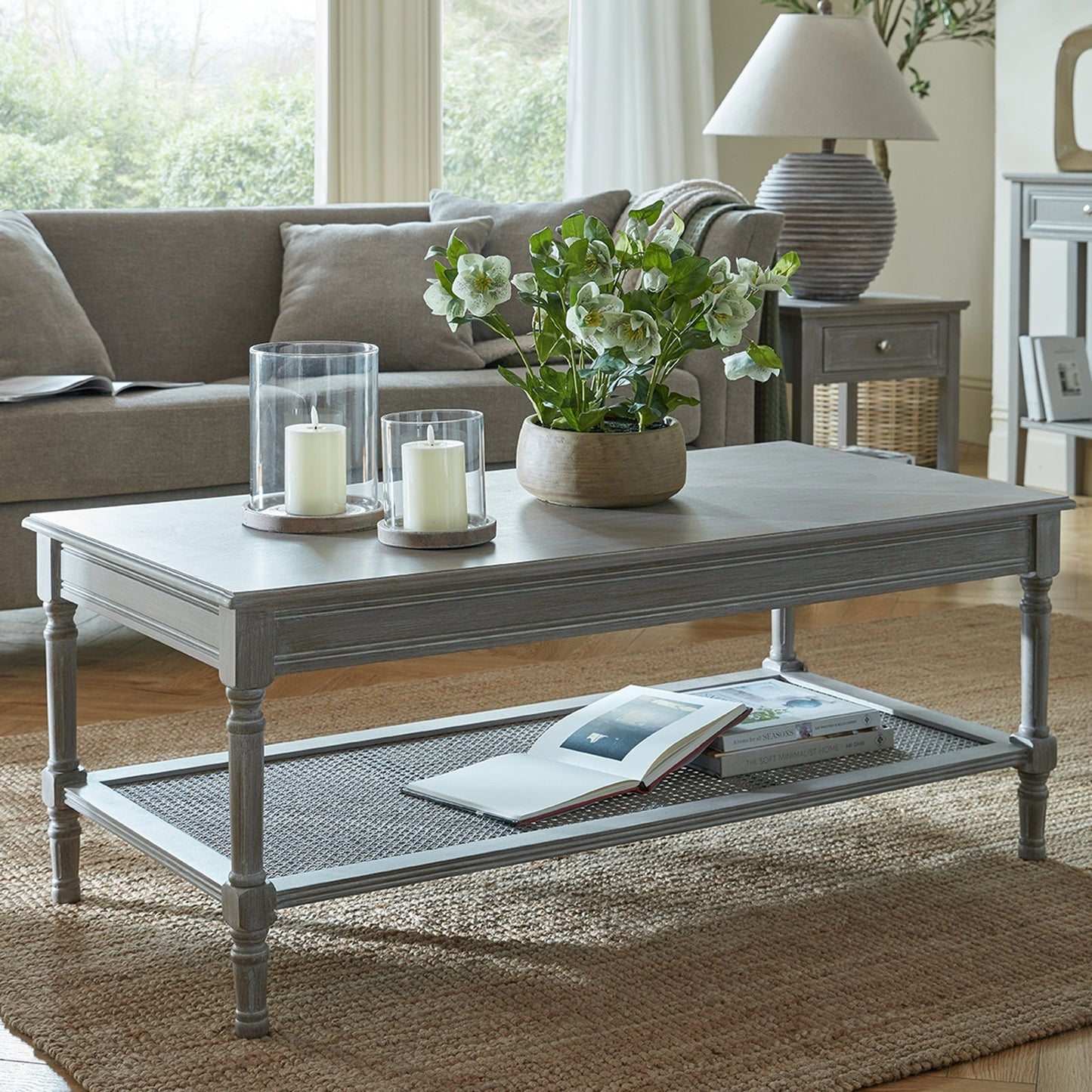 The Serene Rattan Collection Coffee Table Makur Interior