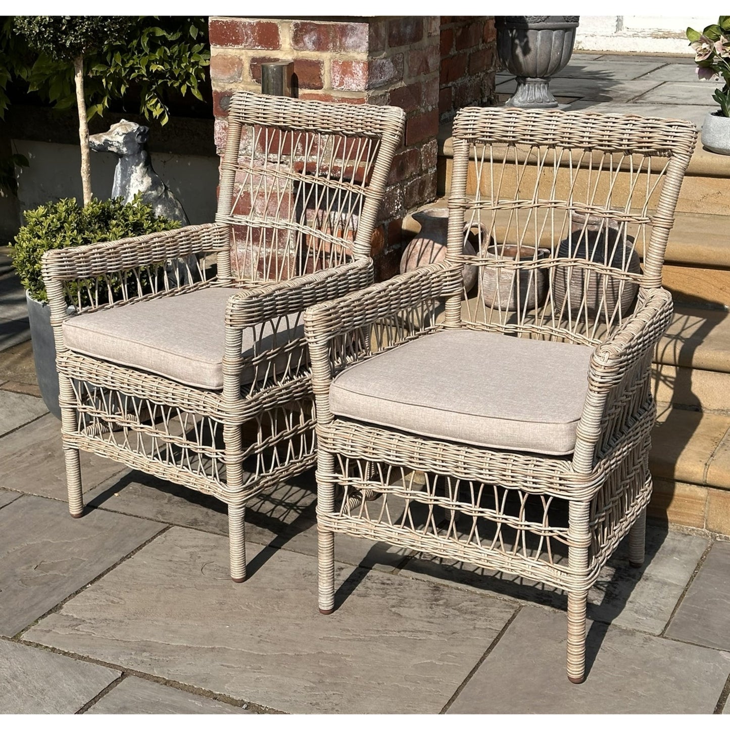 Provence Collection Outdoor 6 Seater Dining Set Makur Interior