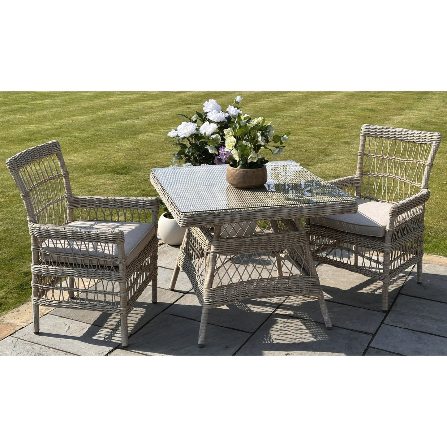 Provence Collection Outdoor 4 Seater Dining Set Makur Interior