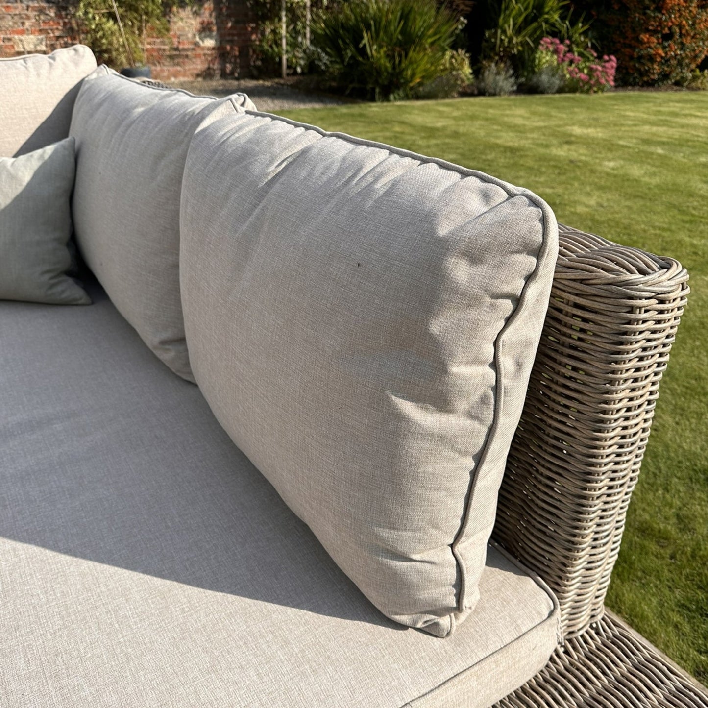 Capri Collection Outdoor Large Corner And Coffee Table Set Makur Interior