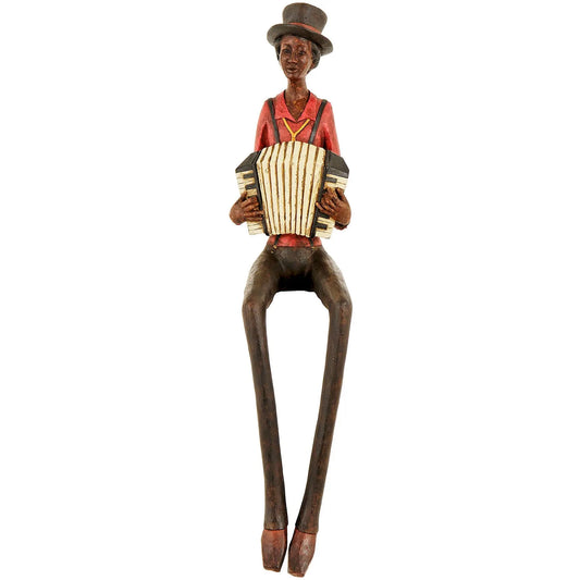 Sitting Jazz Band Squeeze Box Makur Interior