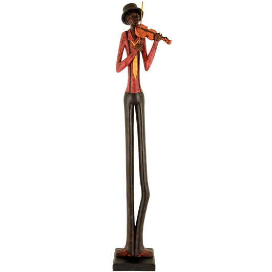 Standing Jazz Band Violinist Makur Interior