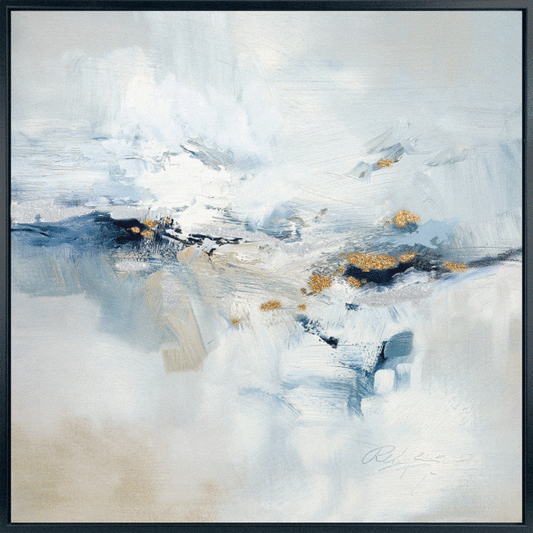 Icy Chill Abstract Art Makur Interior