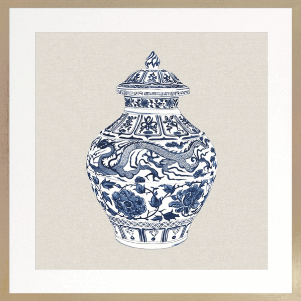 Antique Chinese Vase II Decorative Art Makur Interior
