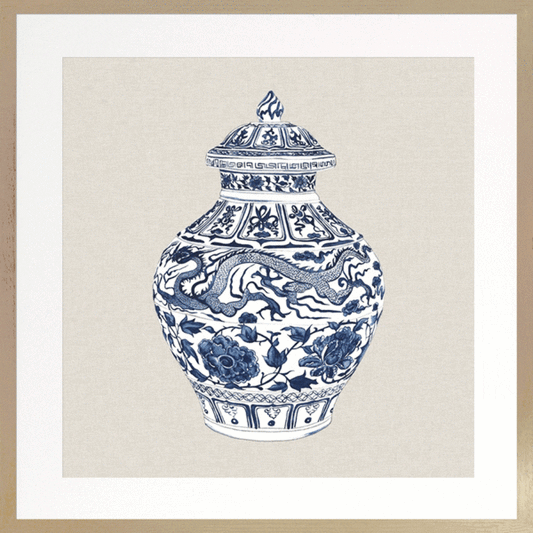Antique Chinese Vase II Decorative Art Makur Interior