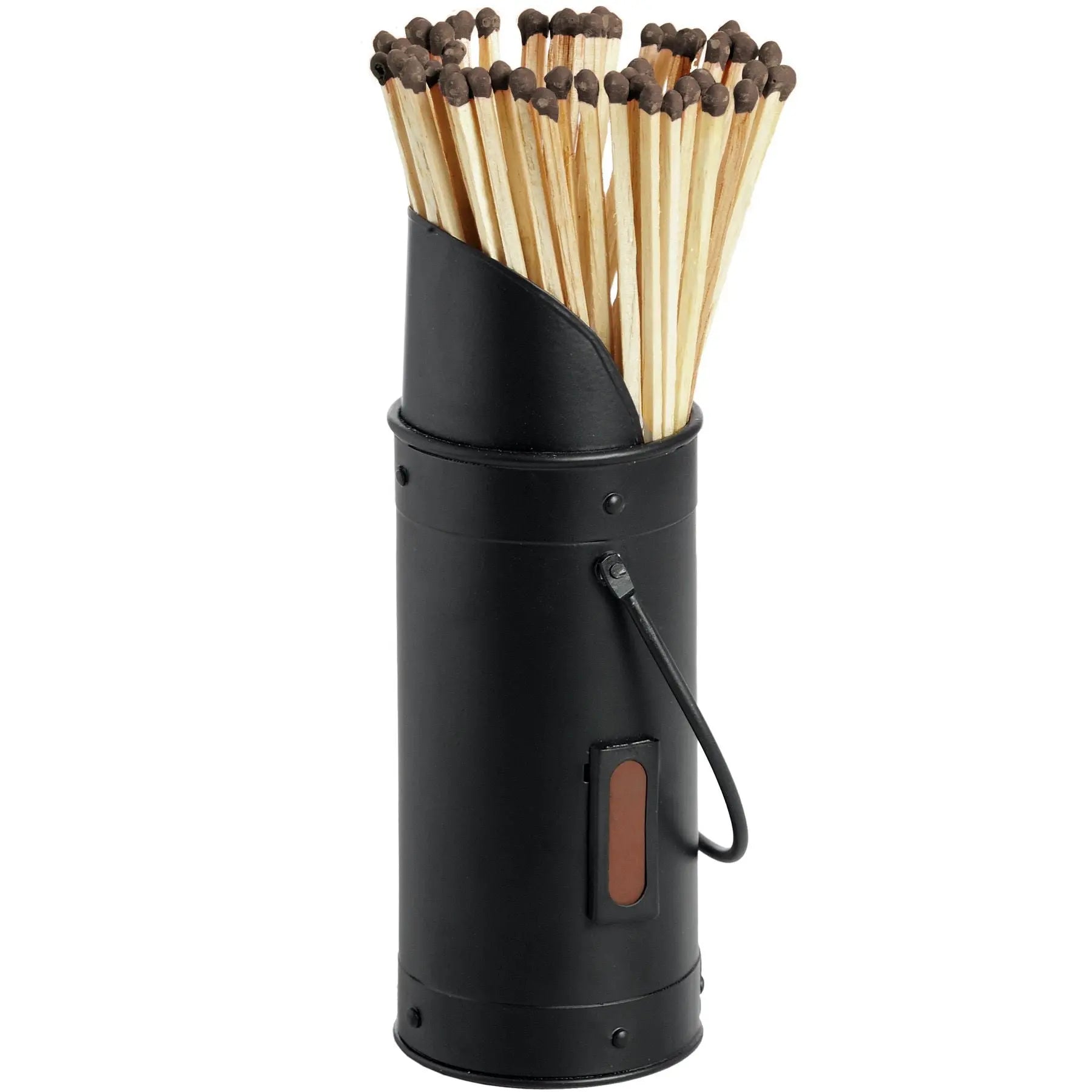 Black Matchstick Holder with 60 Matches Makur Interior