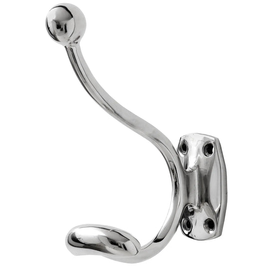 Single Hook Chrome Coat Hanger Makur Interior