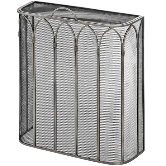 Gothic Antique Pewter Firescreen Makur Interior