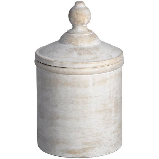 Antique White Cannister Makur Interior