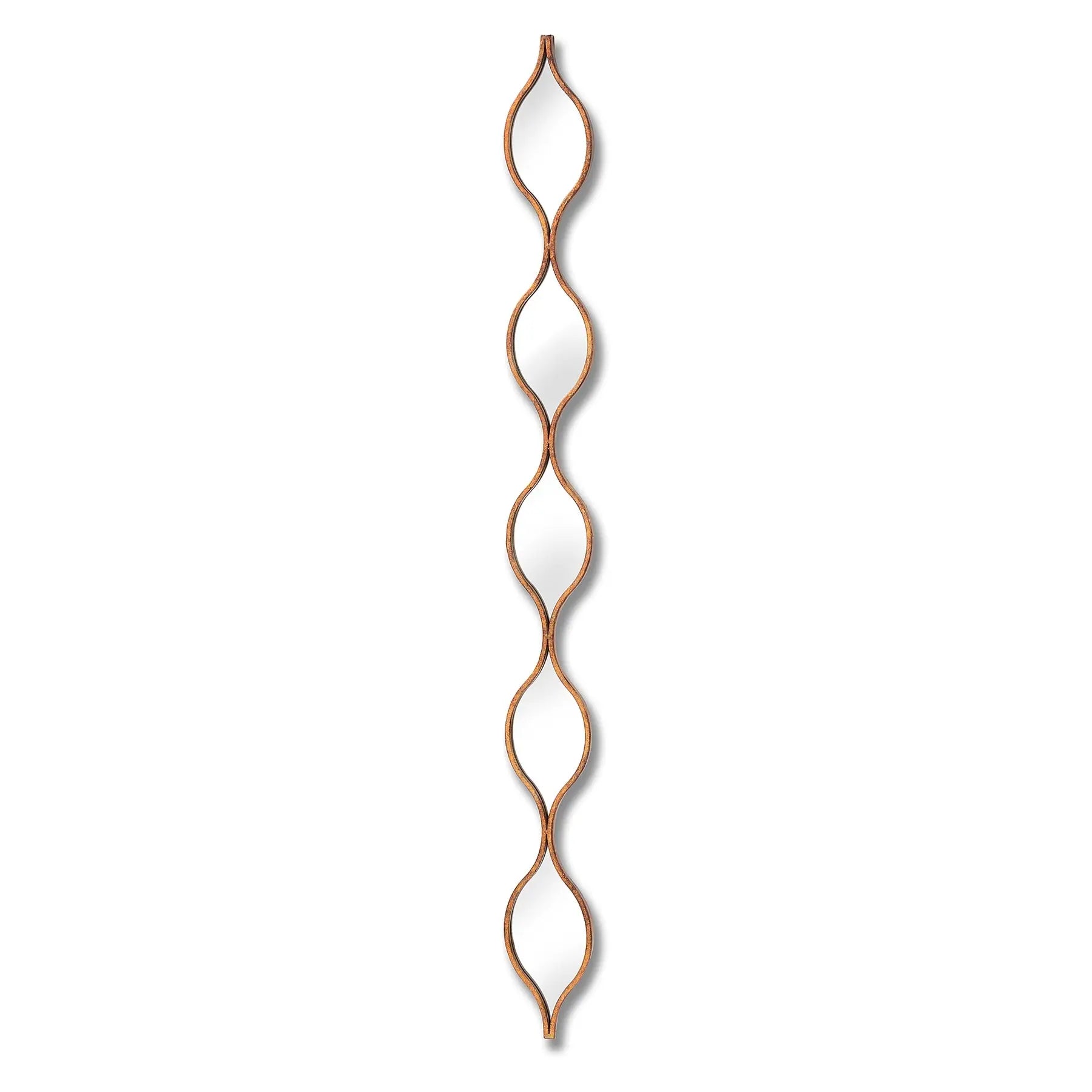 Decorative Hanging Gold Mirror Makur Interior