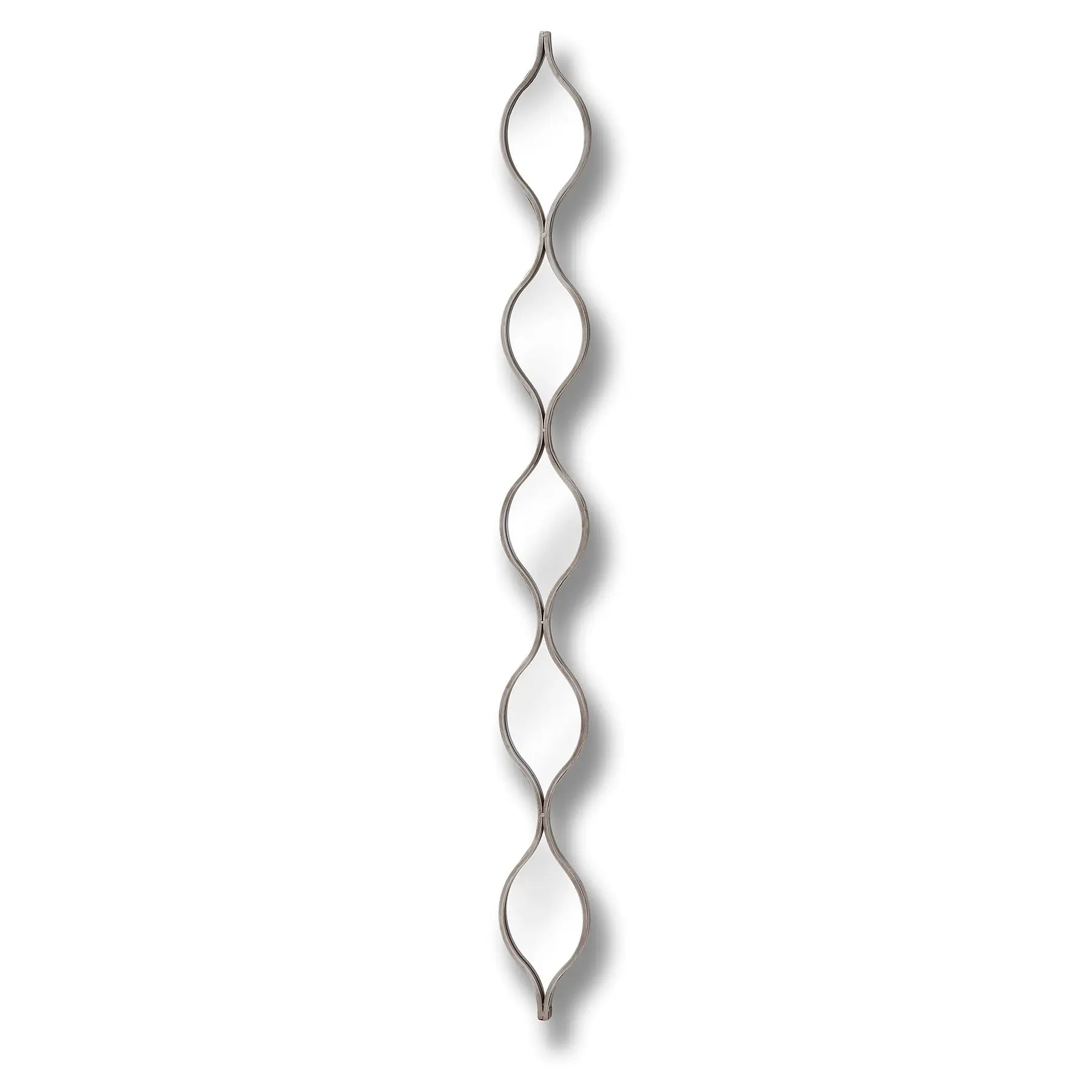 Decorative Hanging Silver Mirror Makur Interior