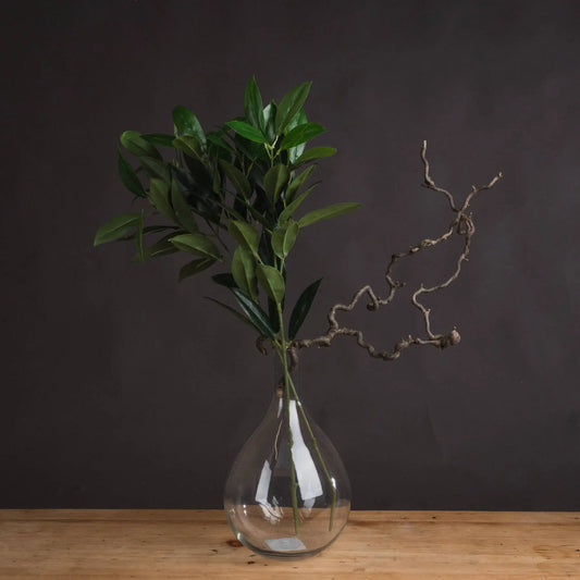 Faux Bay Leaf Spray Makur Interior