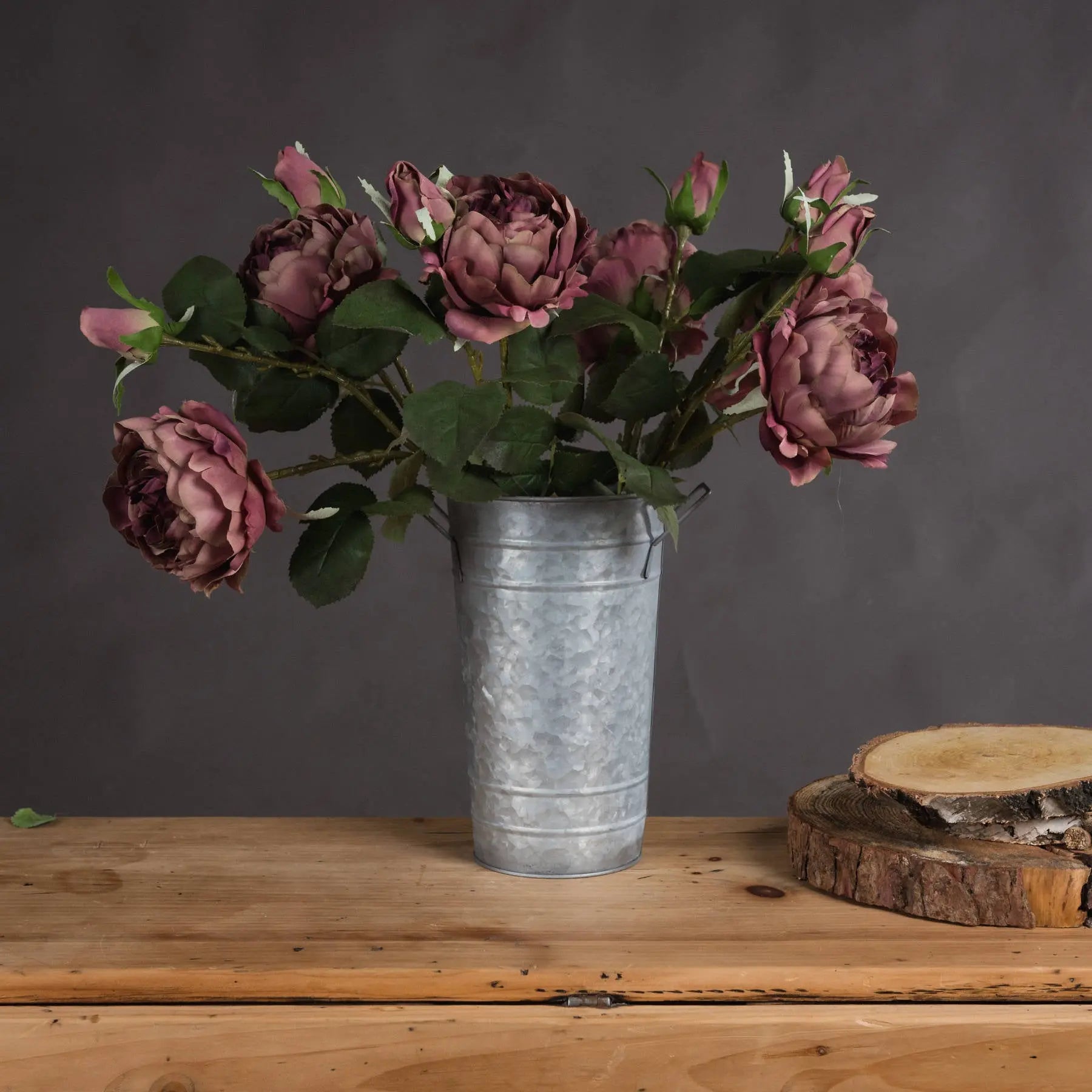 Dusty Pink Spray Rose Peony Makur Interior