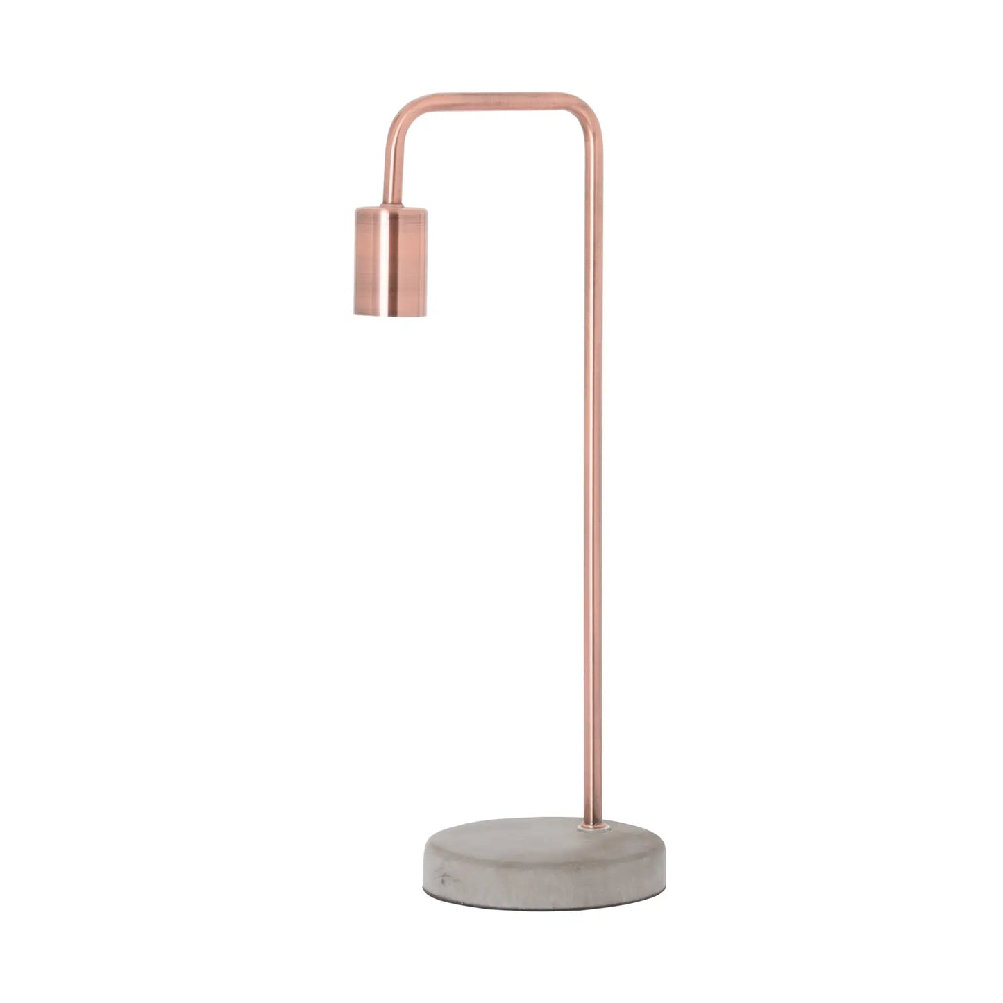 Copper Industrial Lamp With Stone Base Makur Interior