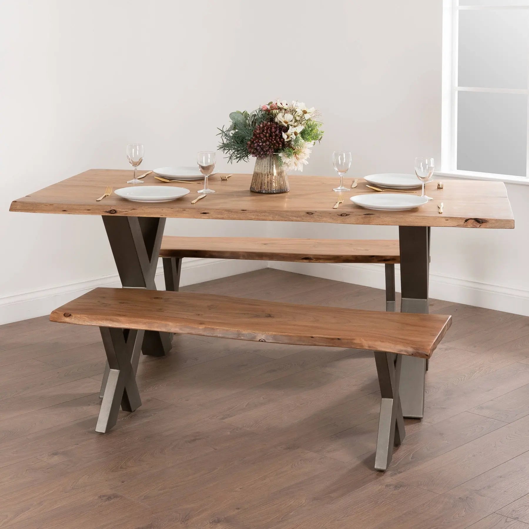 Live Edge Collection Dining Table Makur Interior