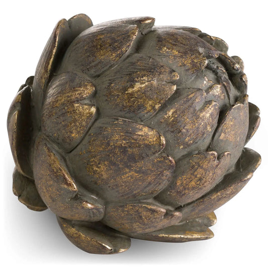 Antique Bronze Large Artichoke Makur Interior