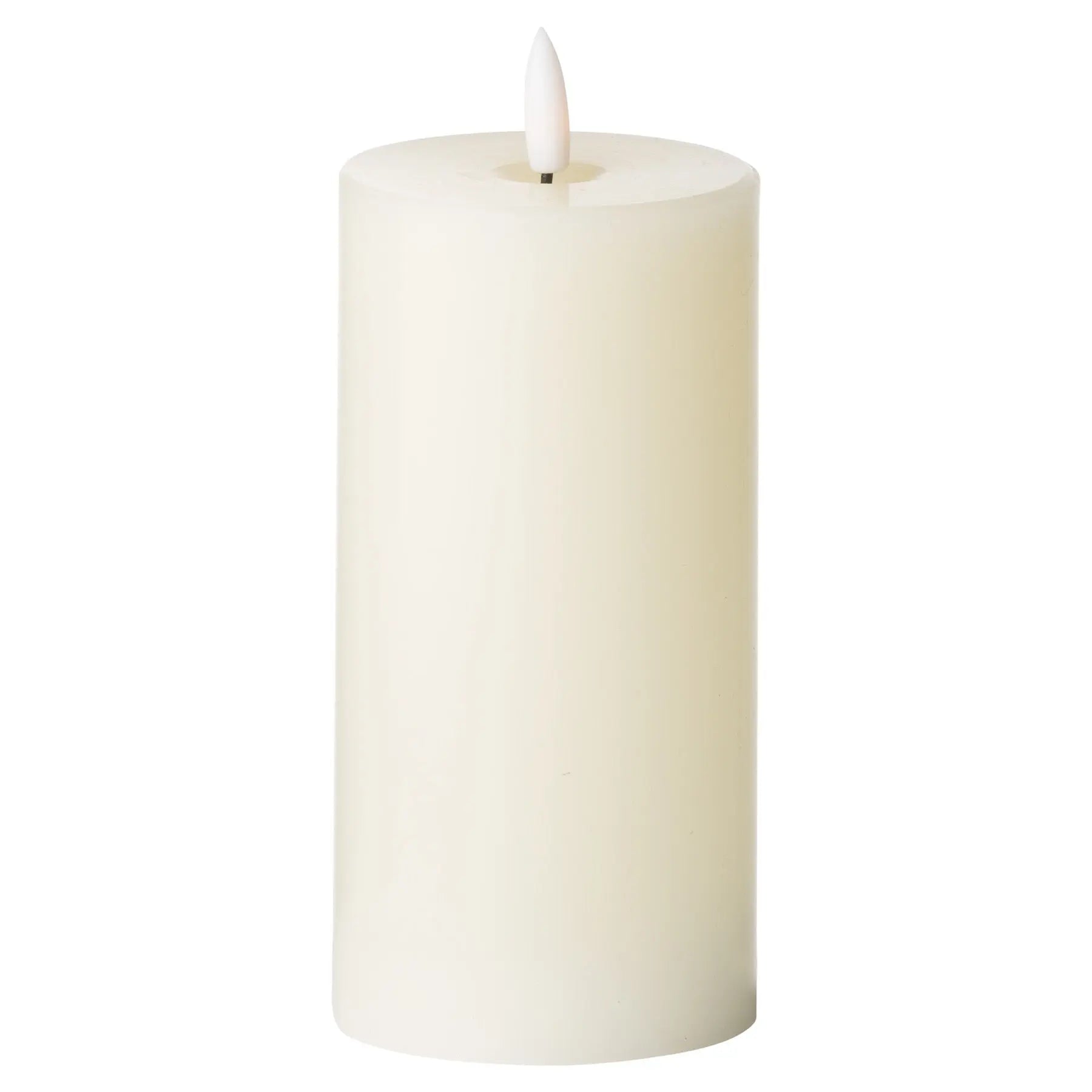 Luxe Collection Natural Glow 3 x 6 LED Cream Candle Makur Interior