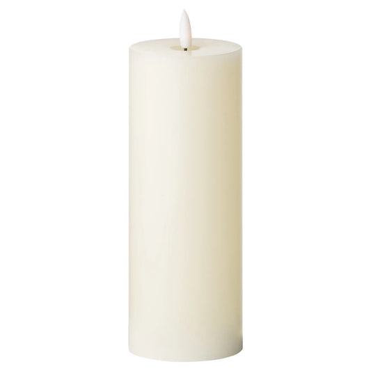 Luxe Collection Natural Glow 3 x 8 LED Cream Candle Makur Interior