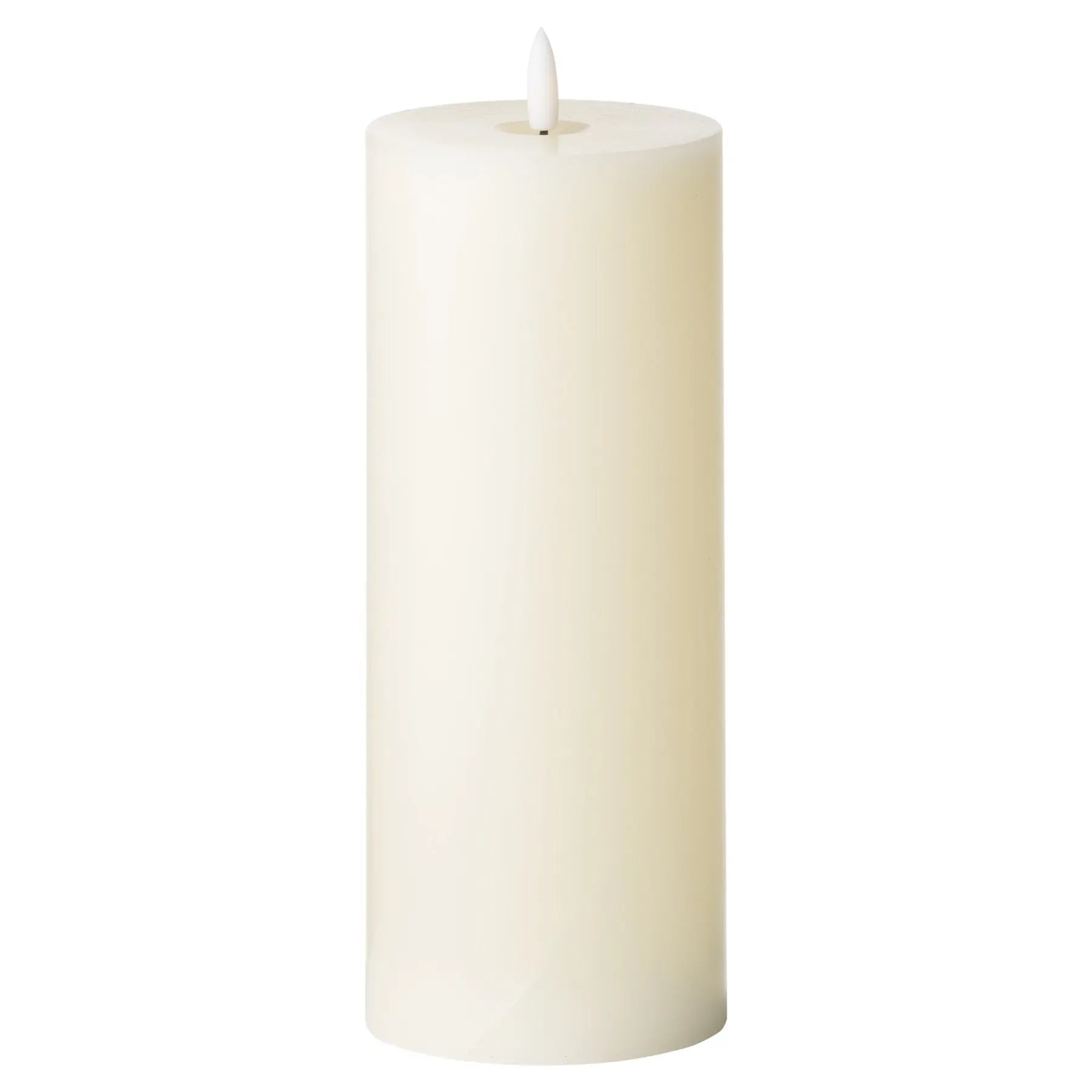 Luxe Collection Natural Glow 3.5 x 9 LED Cream Candle Makur Interior