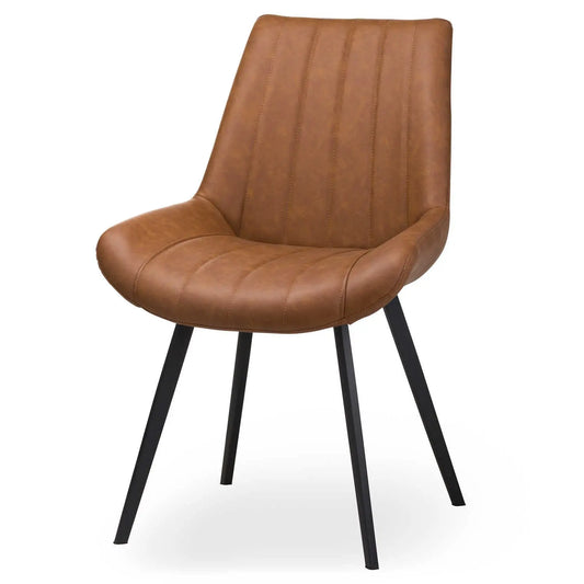 Malmo Tan Dining Chair Makur Interior