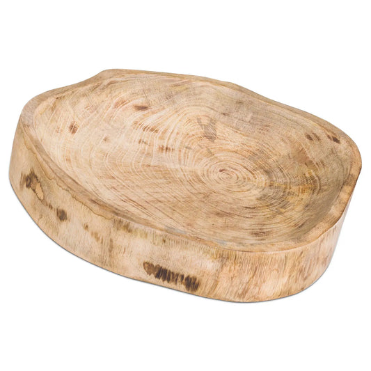 Hand Crafted Mango Wood Trinket Dish Makur Interior