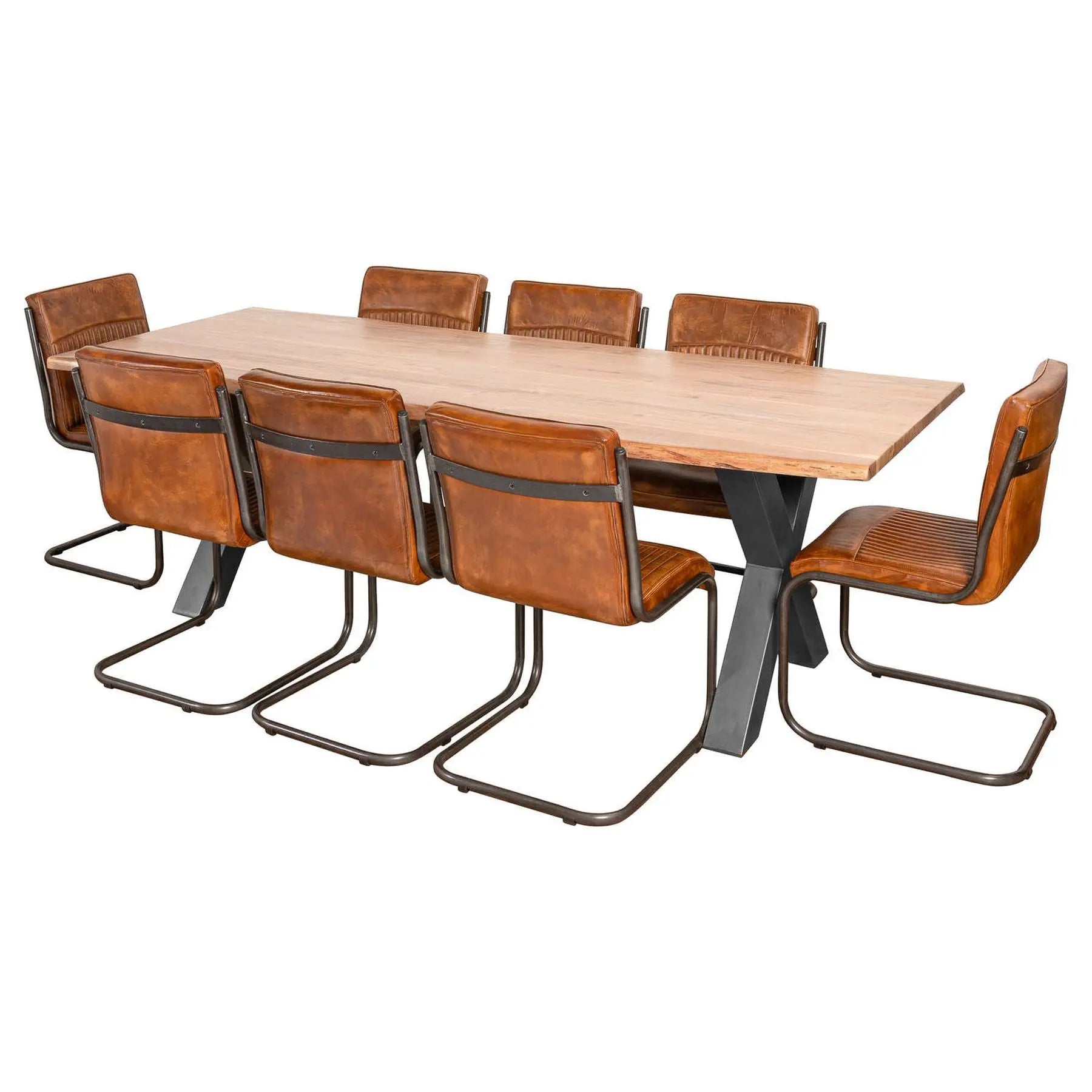 Live Edge Large Dining Table Makur Interior