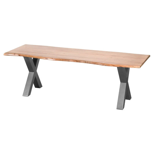 Live Edge Large Dining Table Makur Interior