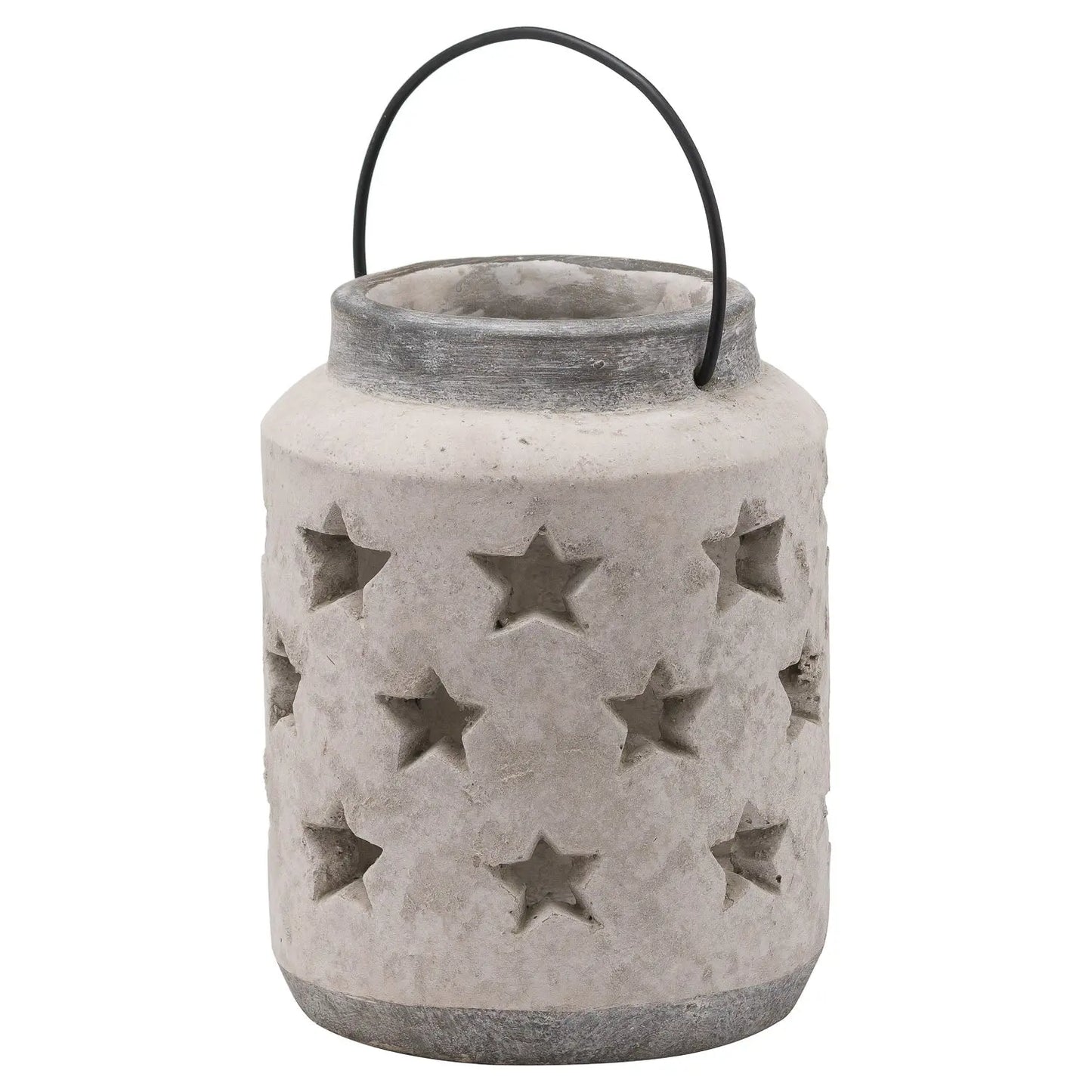 Bloomville Large Stone Star Lantern Makur Interior