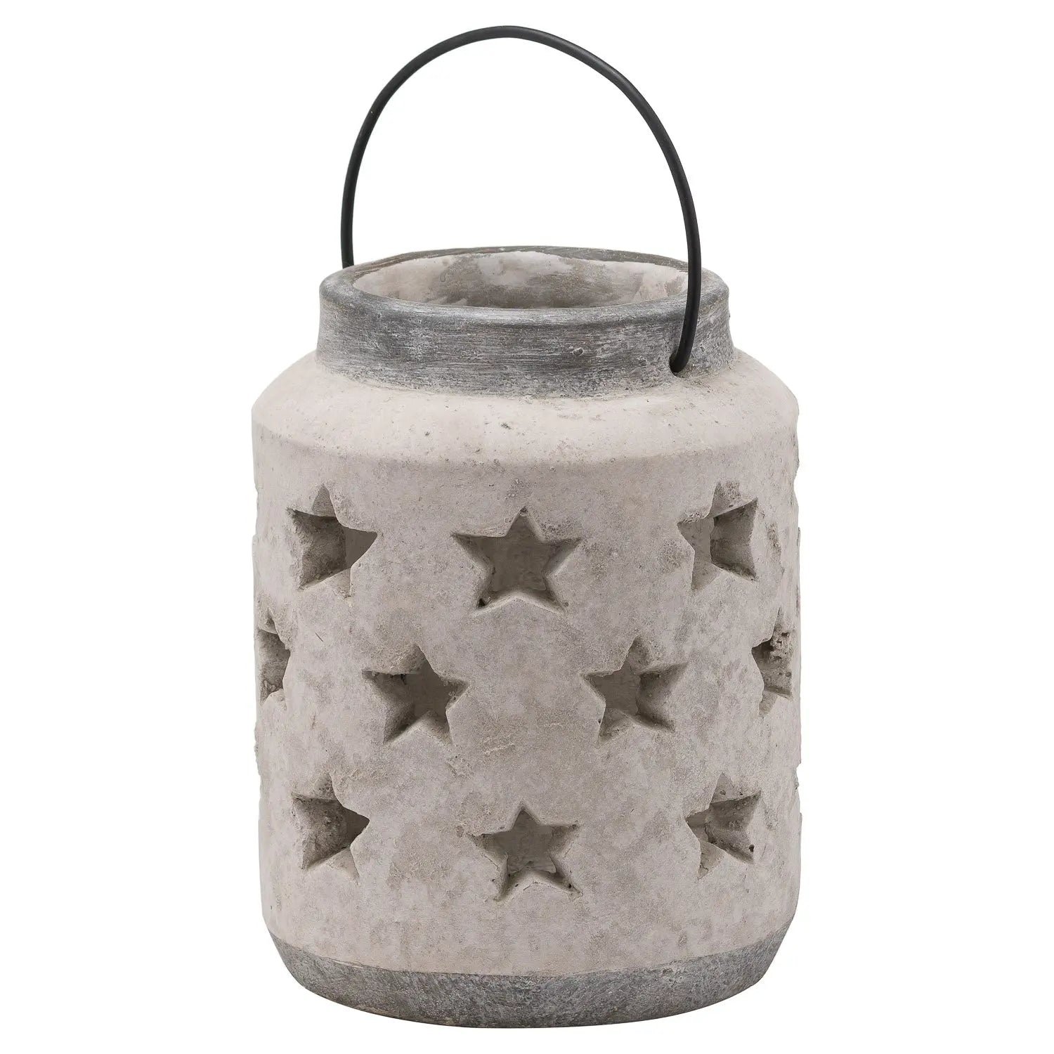 Bloomville Large Stone Star Lantern Makur Interior