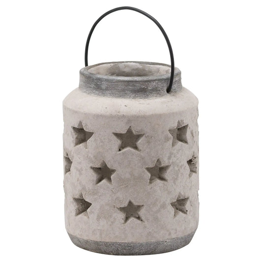 Bloomville Large Stone Star Lantern Makur Interior