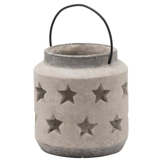Bloomville Stone Star Lantern Makur Interior