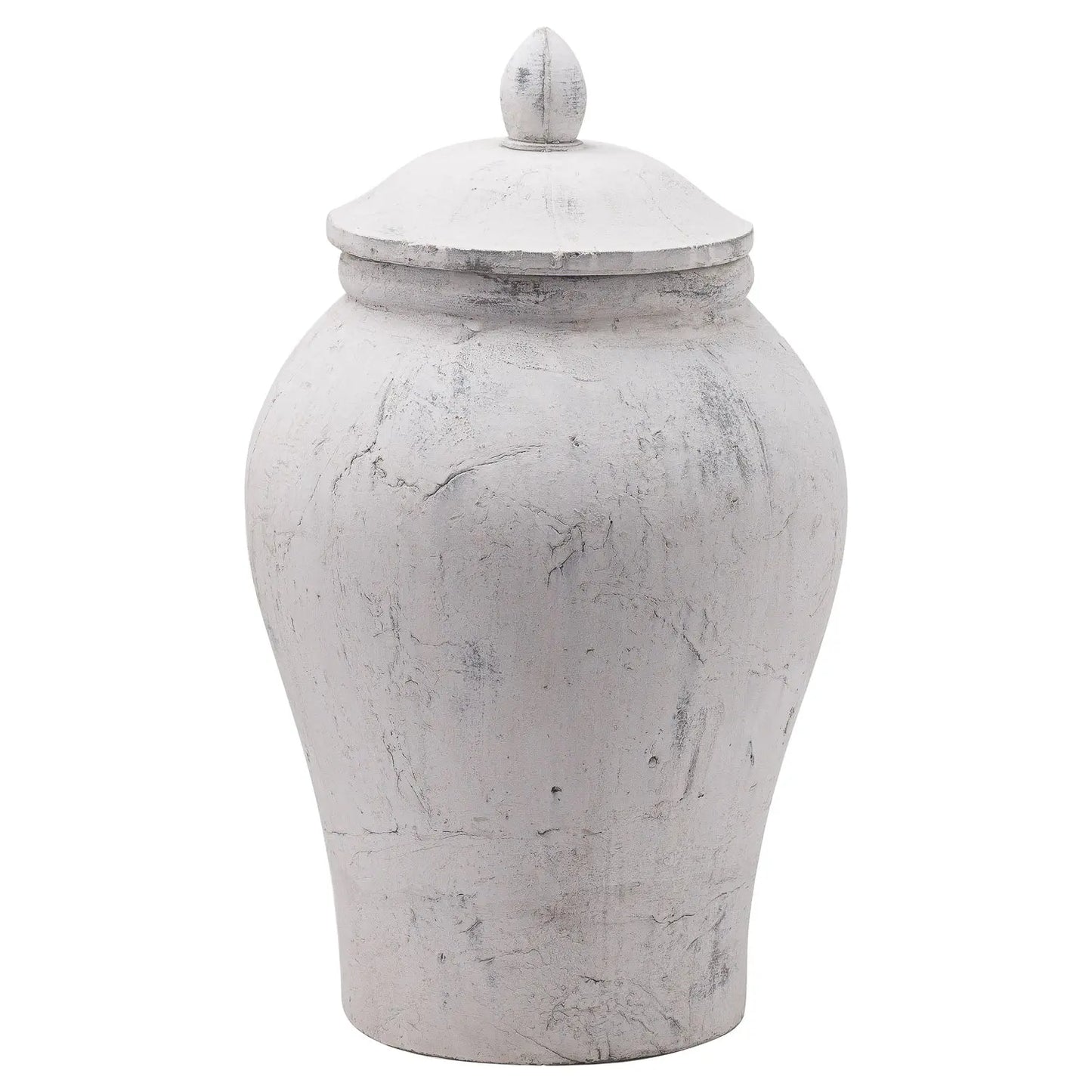 Bloomville Large Stone Ginger Jar Makur Interior