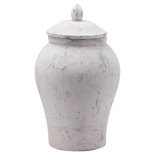 Bloomville Large Stone Ginger Jar Makur Interior