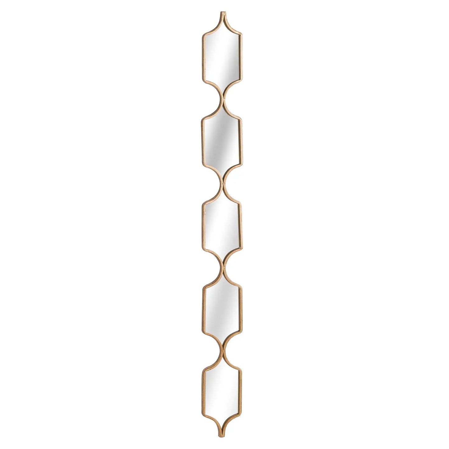Square Decorative Hanging Collage Mirror In Gold Makur Interior