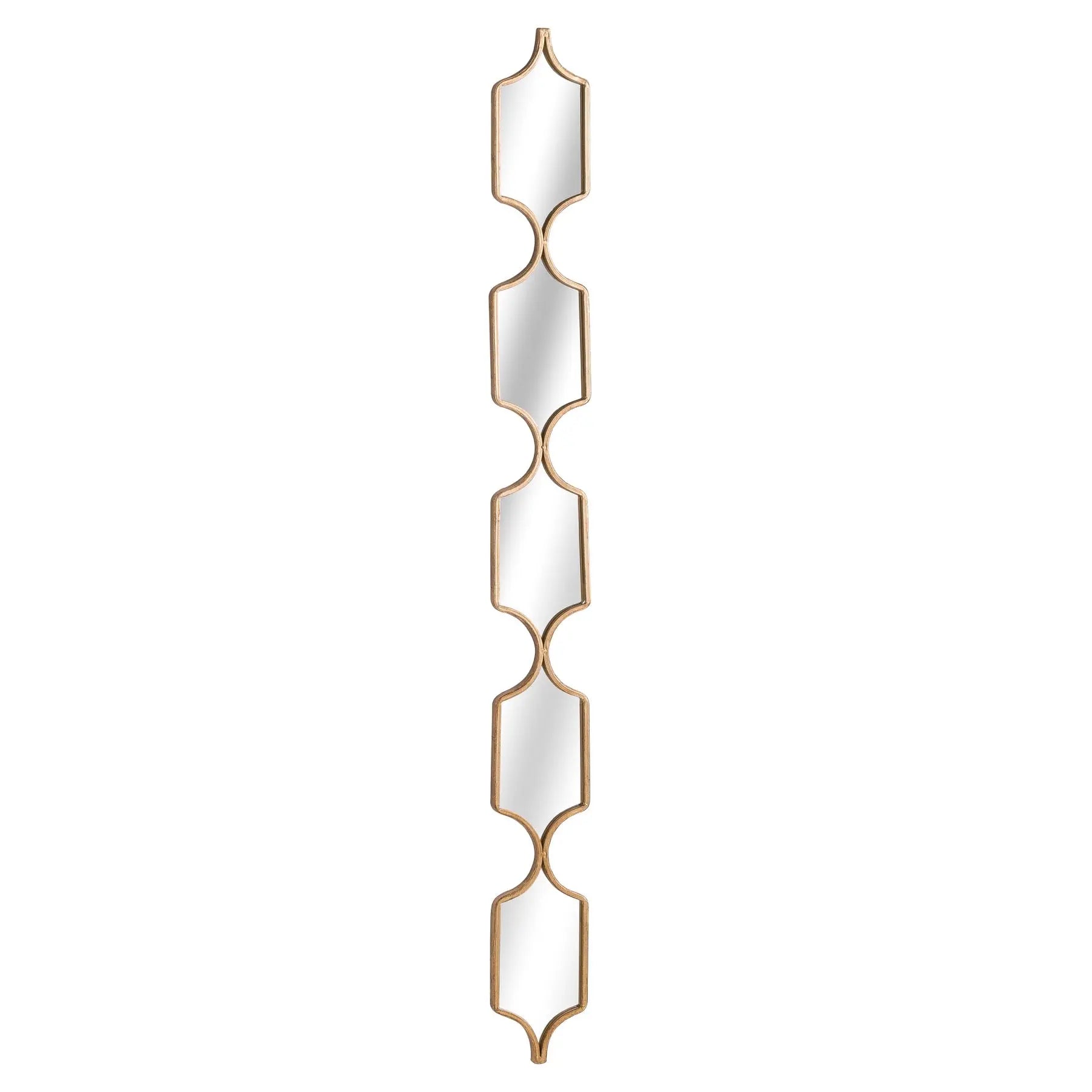 Square Decorative Hanging Collage Mirror In Gold Makur Interior