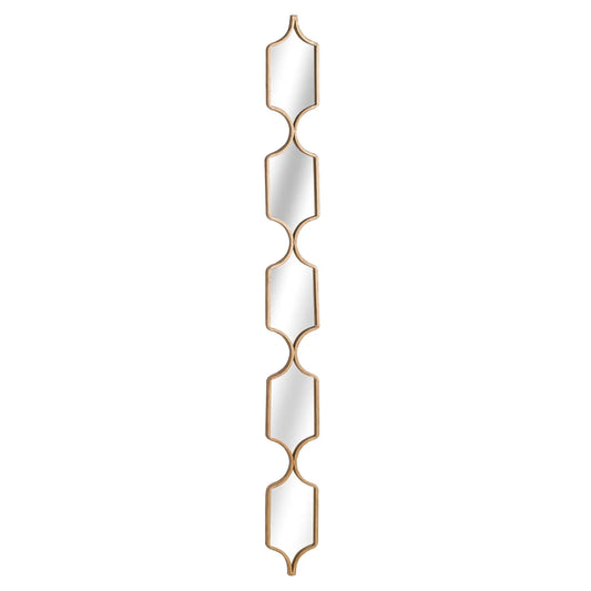Square Decorative Hanging Collage Mirror In Gold Makur Interior